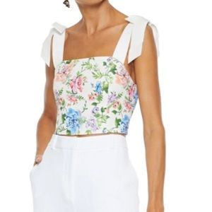 Alice and Olivia Flora Crop Top